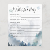 冬のワンダーランドがベビーカードを (正面)