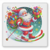 冬のワンダーランドでサンタ シール (正面)