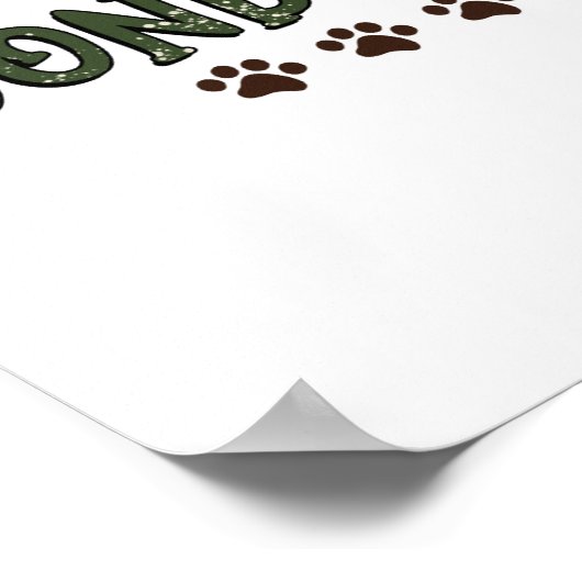 冬のワンダーランドで吠える – 犬のクリスマス ポスター (角)