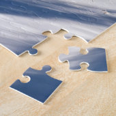 冬のワンダーランドで蒸気列車 ジグソーパズル (側面)