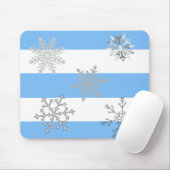 冬のワンダーランドで雪を降らせよう マウスパッド (マウス)