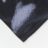 冬のワンダーランドにロマンチックな白鳥 フリースブランケット (角)