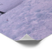 冬のワンダーランドに立つ ポスター (角)