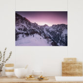 冬のワンダーランドに立つ ポスター (キッチン)