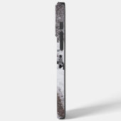 冬のワンダーランドに赤い傘 – 雪を入れる Case-Mate iPhoneケース (裏面 / 左)