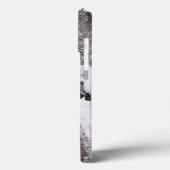 冬のワンダーランドに赤い傘 – 雪を入れる Case-Mate iPhoneケース (裏面 / 左)