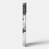 冬のワンダーランドに赤い傘 – 雪を入れる Case-Mate iPhoneケース (裏面 / 右)