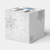 冬のワンダーランドのお気に入りボックス – 青 フェイバーボックス (裏面サイド)