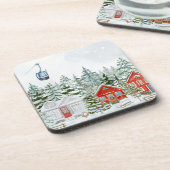 冬のワンダーランドのクリスマスストーリー コースター (左側)