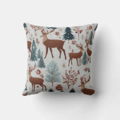 冬のワンダーランドのデアーズ クッション (裏面)