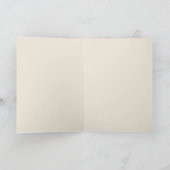 冬のワンダーランドのフェスティブなミーアカット 招待状 (内部)