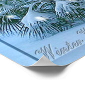 冬のワンダーランドのポスター ポスター (角)