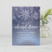 冬のワンダーランドのリハーサルディナー 招待状 (スタンド正面)