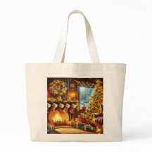 冬のワンダーランドのヴィンテージクリスマス暖炉