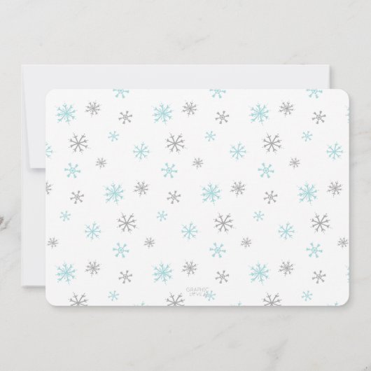 冬のワンダーランドの共同誕生日パーティー、任意の年齢 招待状