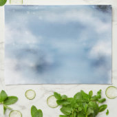 冬のワンダーランドの夜 キッチンタオル (折り畳み)