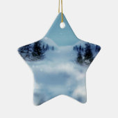 冬のワンダーランドの夜 セラミックオーナメント (右)