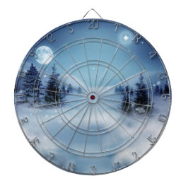 冬のワンダーランドの夜 ダーツボード