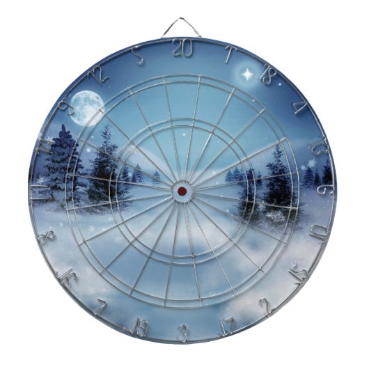 冬のワンダーランドの夜 ダーツボード (正面)
