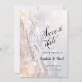 冬のワンダーランドの枝が日付を保存 セーブザデート (正面)