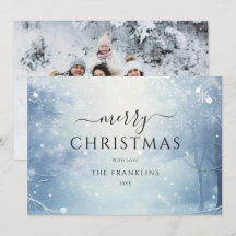 冬のワンダーランドの森の写真クリスマス