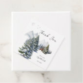 冬のワンダーランドの森の鹿の外は寒い フェイバータグ (インサイチュ)