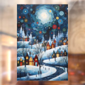 冬のワンダーランドの窓がイクイ ウィンドウサイン (シート2)