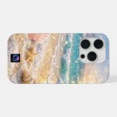 冬のワンダーランドの貝殻 iPhoneケース (裏面横)