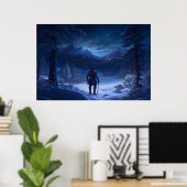 冬のワンダーランドの降誕騎士 ポスター (ホームオフィス)