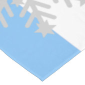 冬のワンダーランドの雪が降る テーブルクロス (アングル)