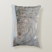 冬のワンダーランドの風景の写真 アクセントクッション (裏面(縦))