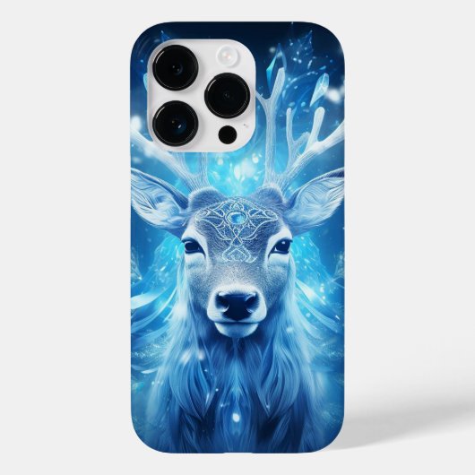 冬のワンダーランドの鹿 Case-Mate iPhoneケース (裏面)