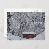 冬のワンダーランドはがき ポストカード (正面/裏面)