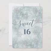 冬のワンダーランドほこりっぽい青《写真》ぼけ味甘い16 招待状 (裏面)