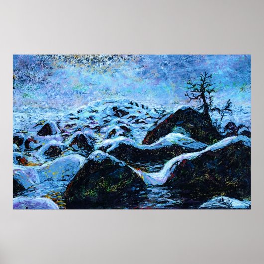 冬のワンダーランドアート ポスター (正面)