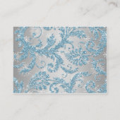 冬のワンダーランドウェディングレセプションインサート エンクロージャーカード (裏面)