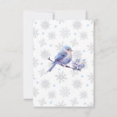 冬のワンダーランドキンセアニラ日付を保存 セーブザデート (裏面)