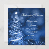 冬のワンダーランドクリスマスリハーサルディナー 招待状 (正面)