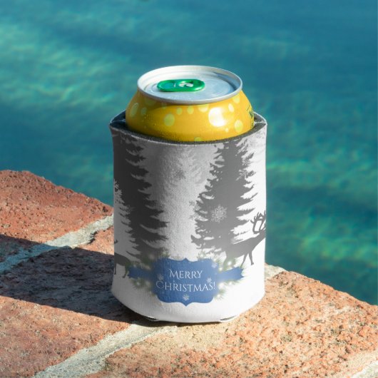 冬のワンダーランドクールクリスマス – 青 缶クーラー (インサイチュ プール)