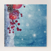 冬のワンダーランドシーン ジグソーパズル (横)