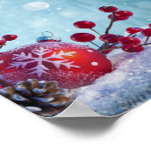 冬のワンダーランドシーン ポスター (角)