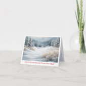 冬のワンダーランドシーン | 休日と年賀状 シーズンカード (正面)