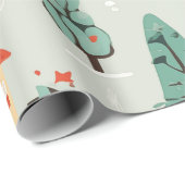 冬のワンダーランドストーリーブックシーン ラッピングペーパー (ロールコーナー)