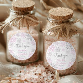 冬のワンダーランドスノーフレークの誕生日 ラウンドシール