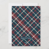 冬のワンダーランドチーターキュブジョウスクリスマス シーズンカード (裏面)