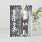 冬のワンダーランドハッピーホリデー カード (スタンド正面)