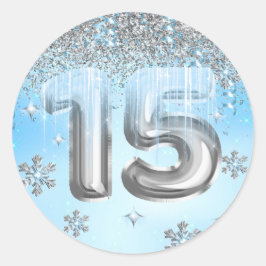 冬のワンダーランドバルーンキンセアニェラ ラウンドシール