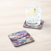 冬のワンダーランドパターンの自然マウンテンレイク コースター (右側)