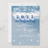 冬のワンダーランドパーティーバルーン大晦日 招待状 (正面)