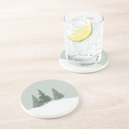 冬のワンダーランドフォレストの木 コースター